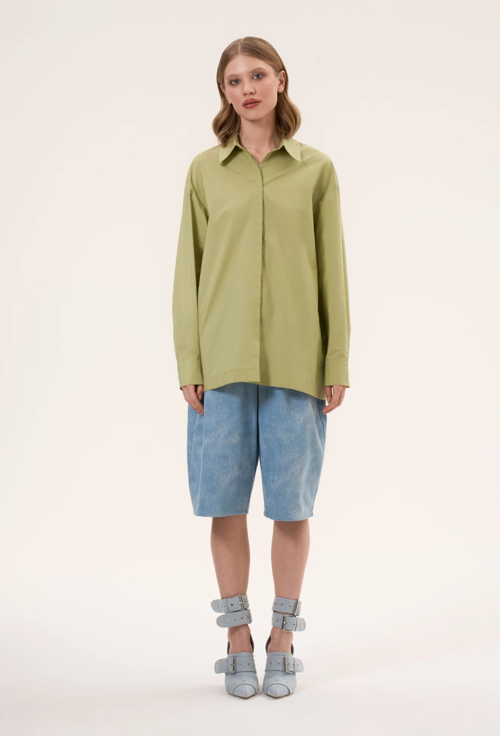 Рубашка оверсайз "Нора" - фото 128089