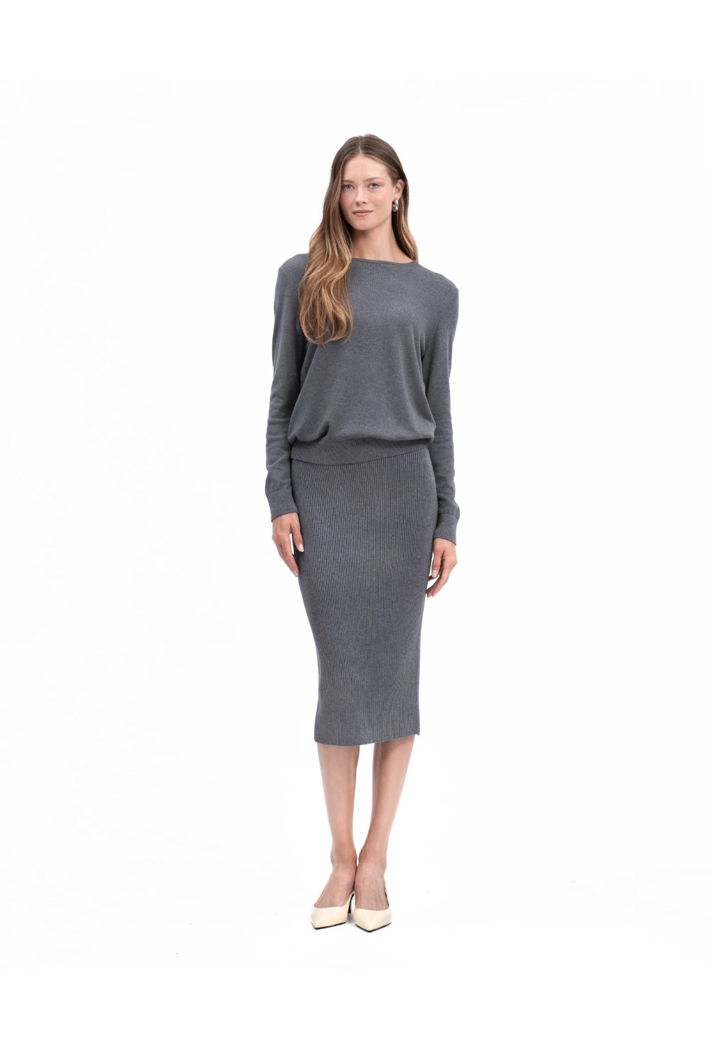 Юбка миди - фото 128210