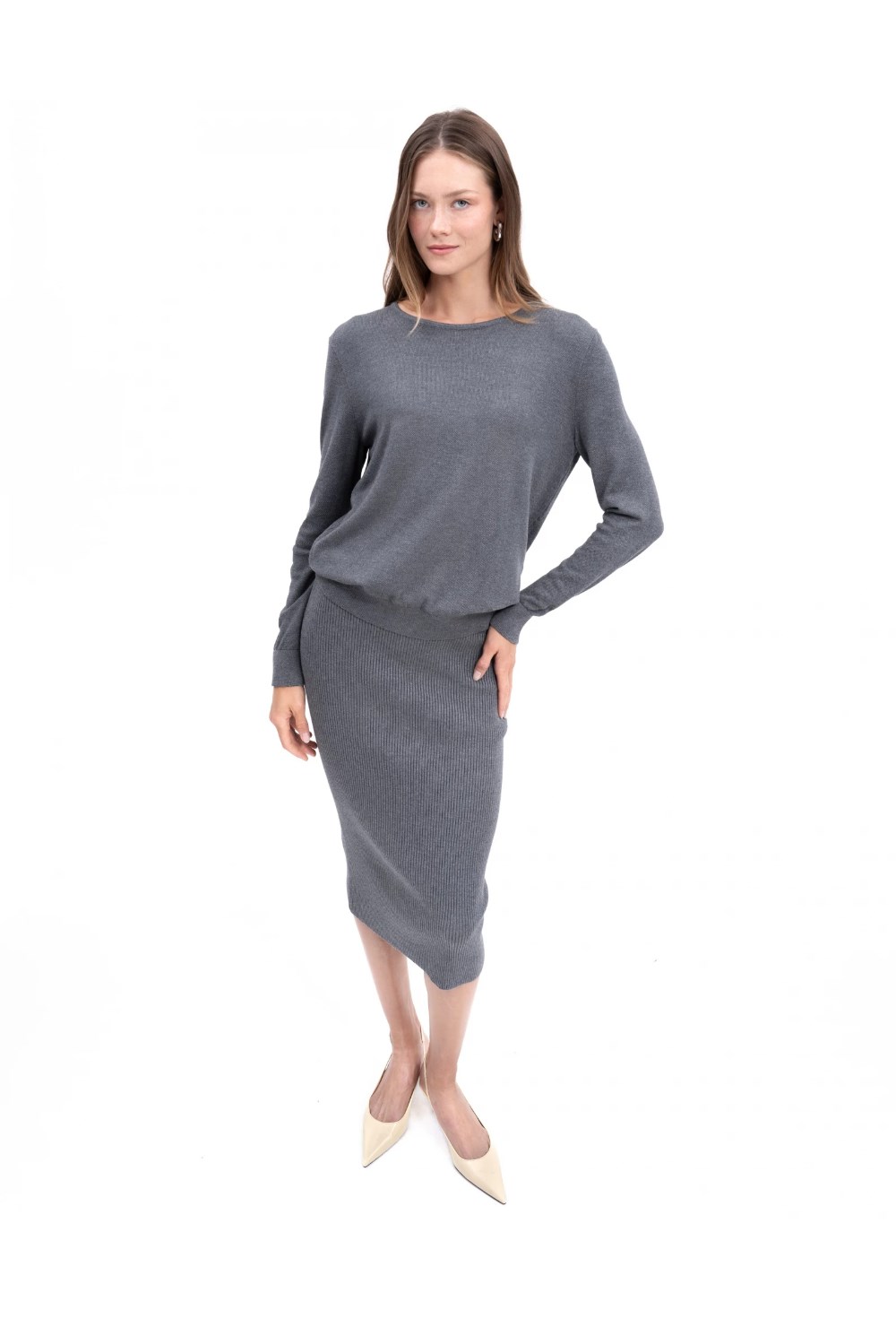 Юбка миди - фото 128211