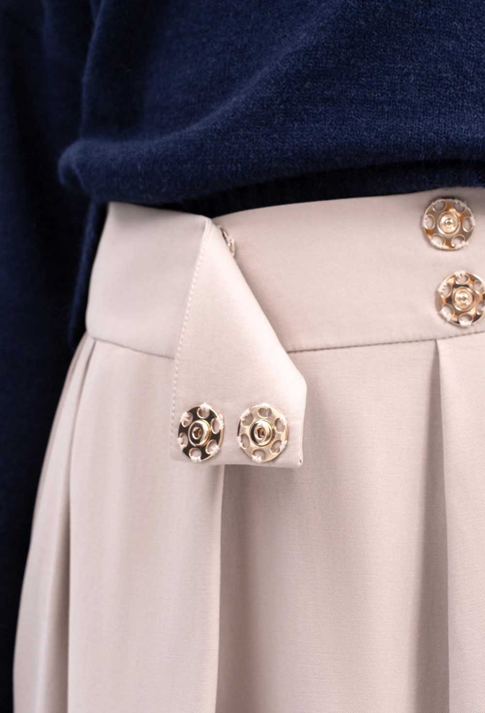 Юбка с кнопкой - фото 128249