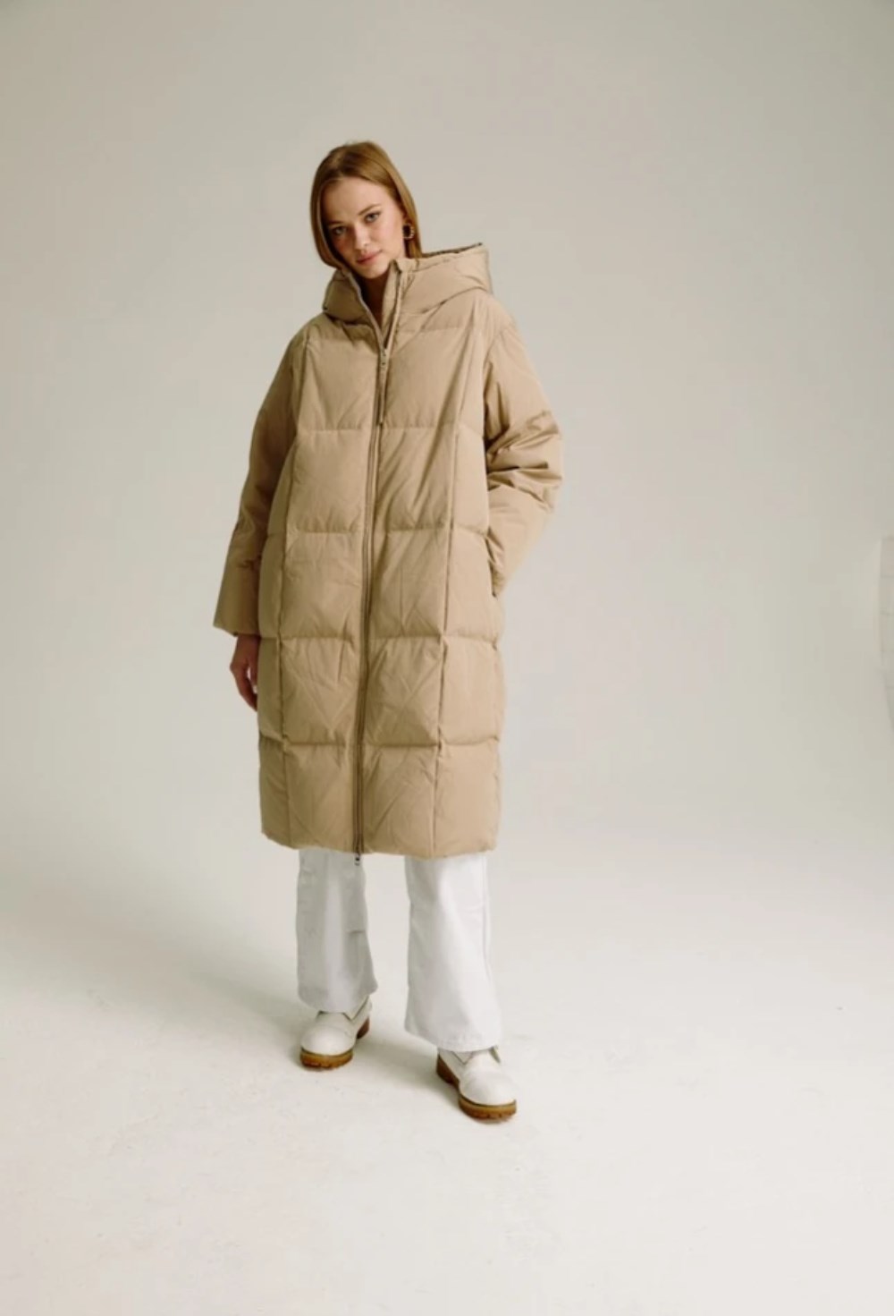 Пуховик длинный - фото 128315