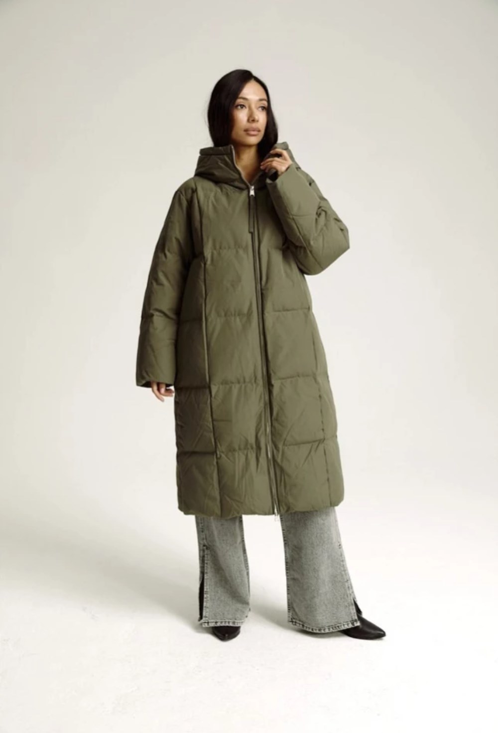 Пуховик длинный - фото 128322