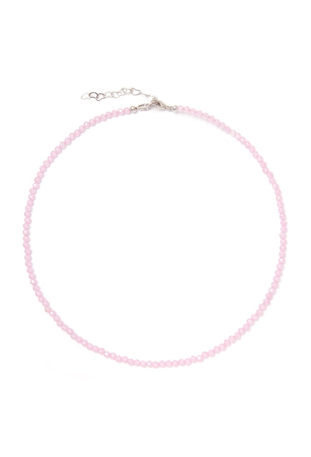 чокер из розовых цирконов - фото 128446