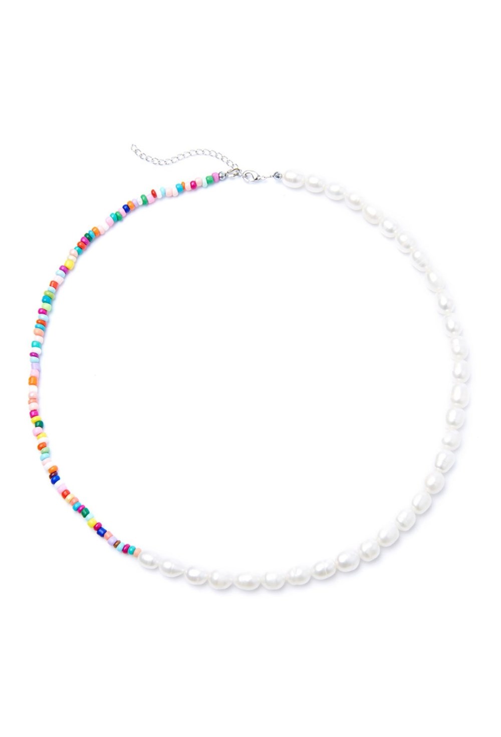 чокер-половинка из жемчуга и бисера - фото 128467