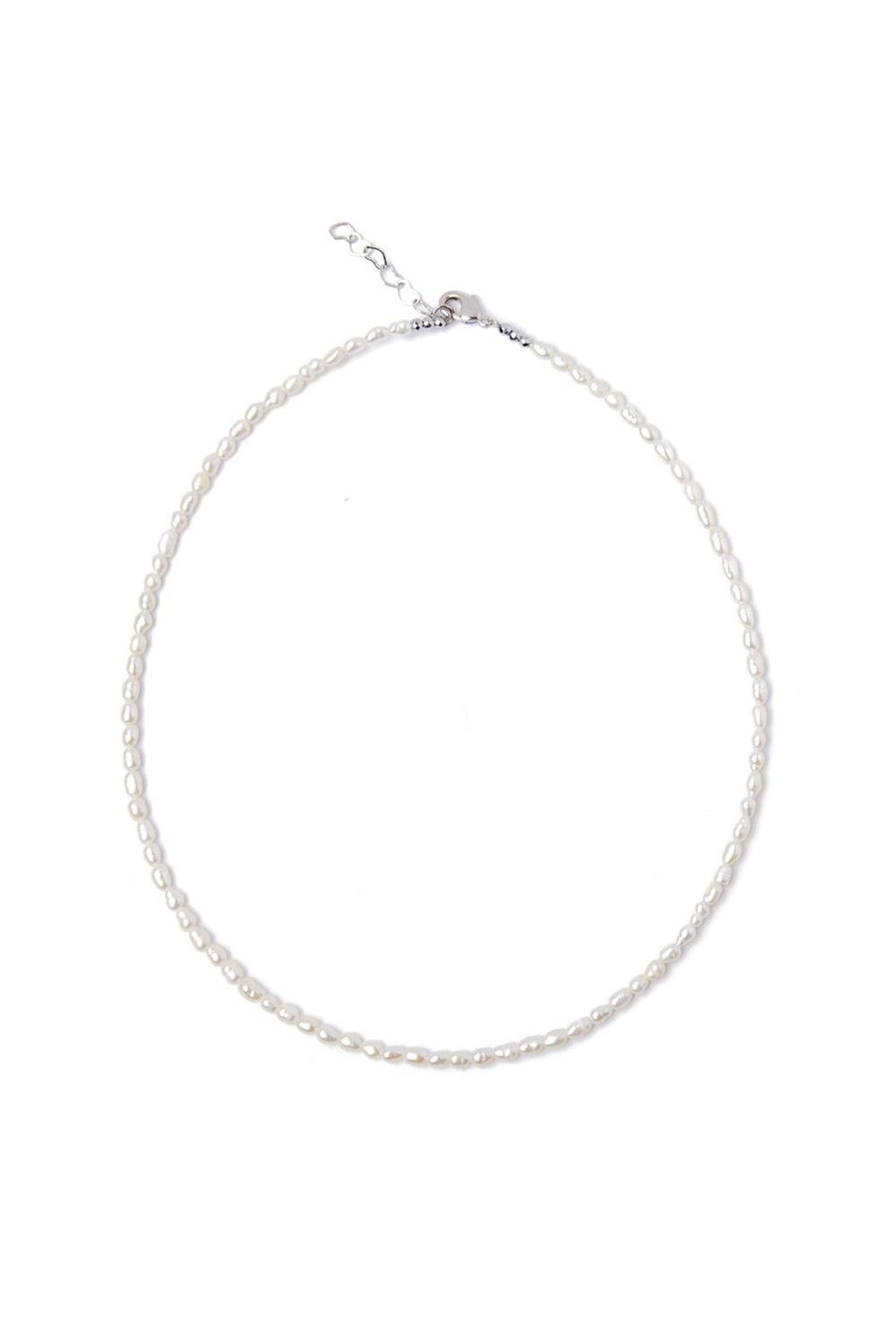 чокер из речного жемчуга - фото 128483