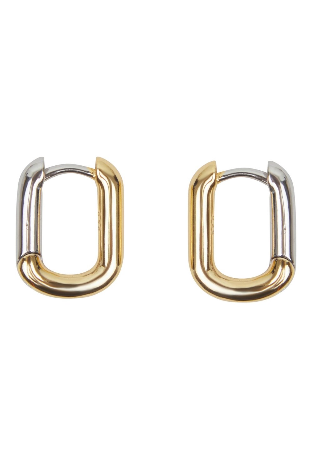 серьги-конго золотистые - фото 128523