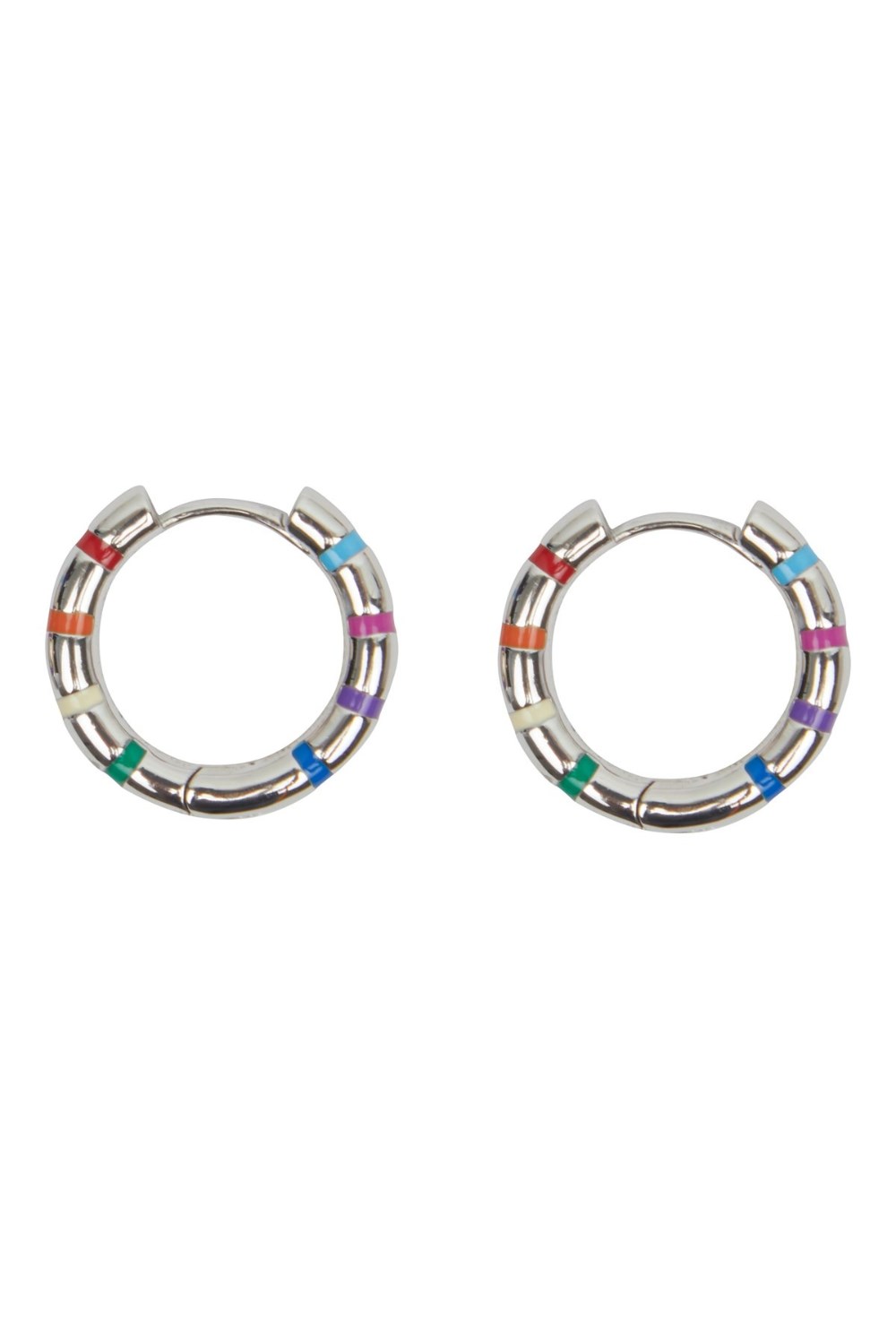 серебристые серьги-конго - фото 128539