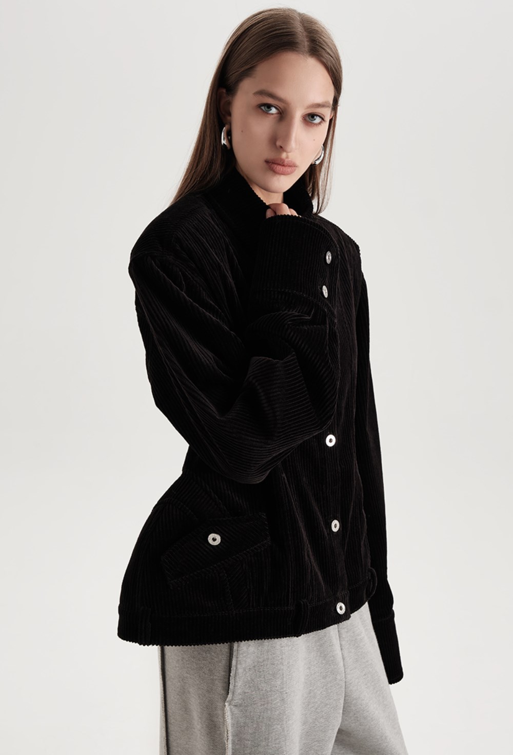 Рубашка с баской - фото 128678