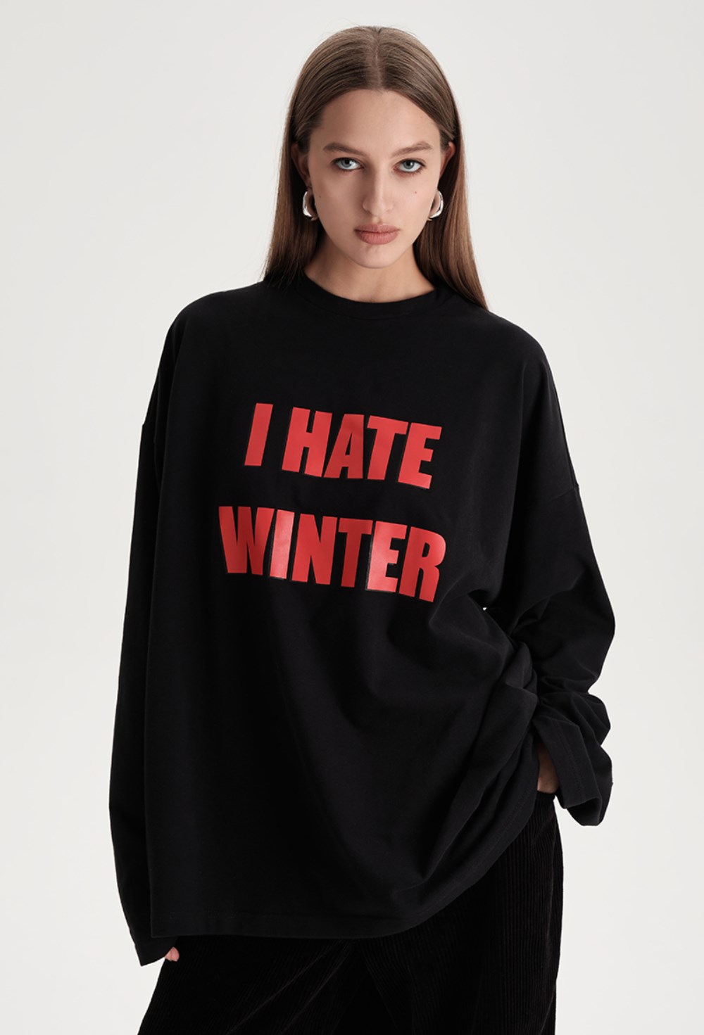 Лонгслив I Hate Winter - фото 128704