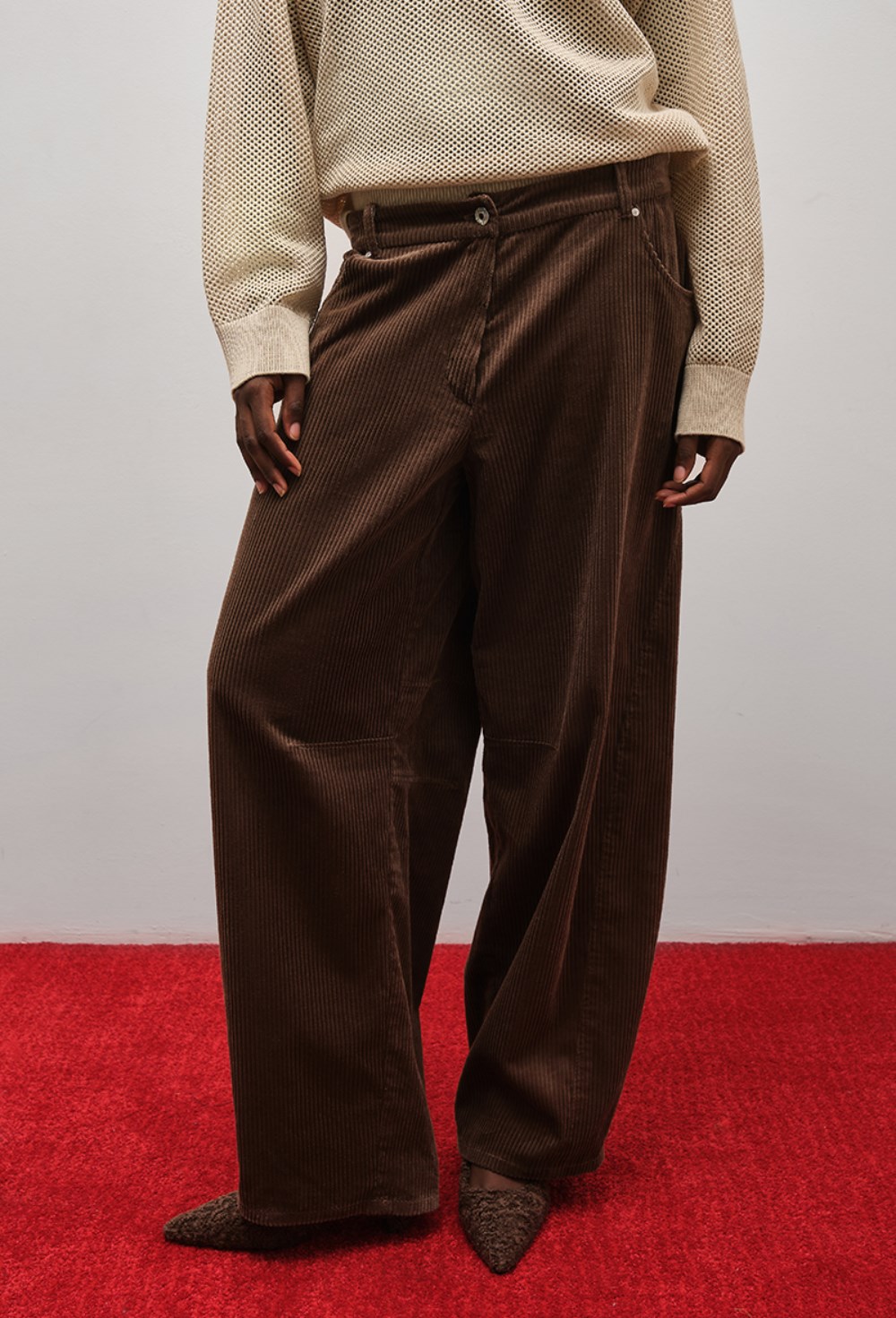 Брюки вельветовые - фото 128724