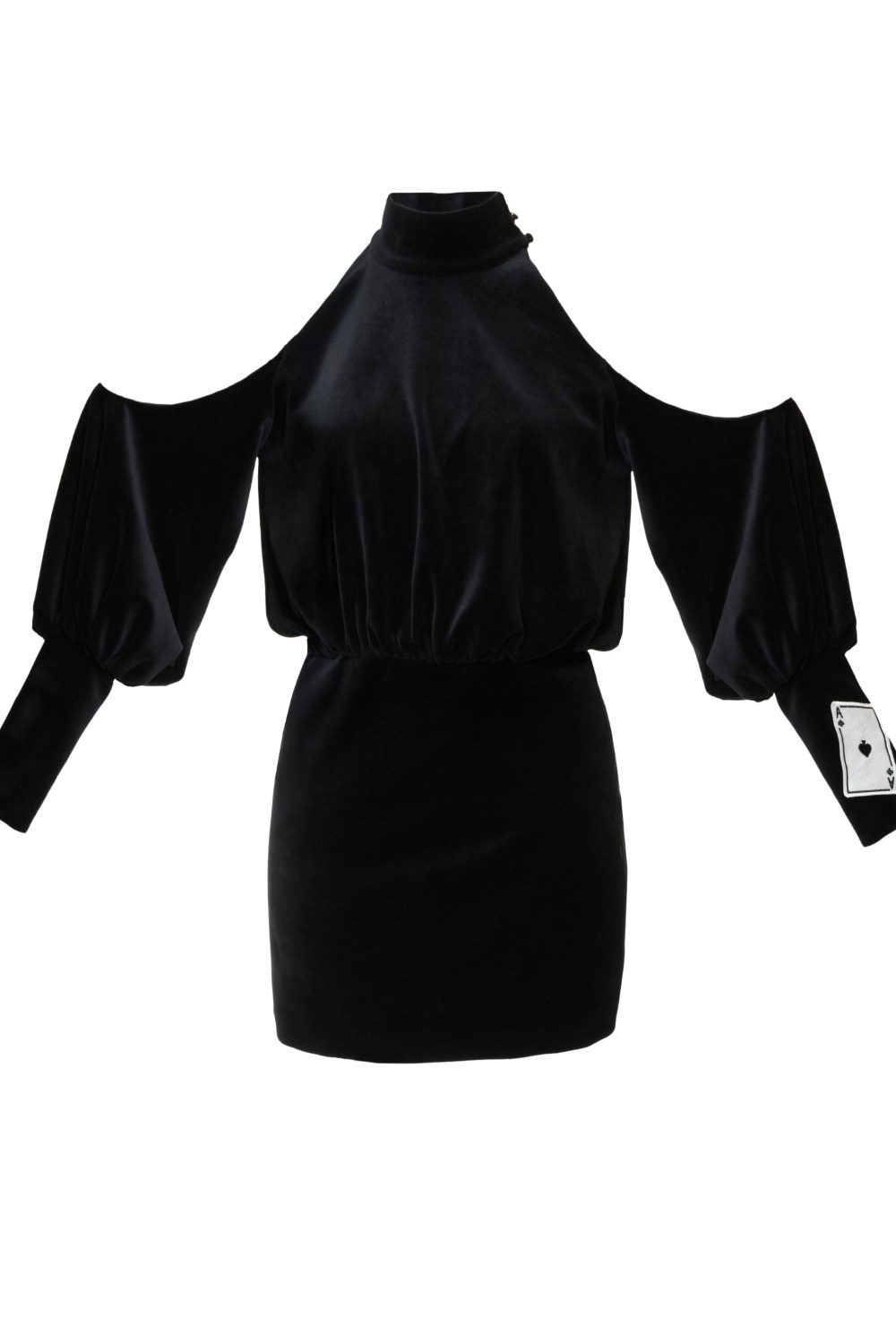 Платье бархатное "Пиковая дама" - фото 129321