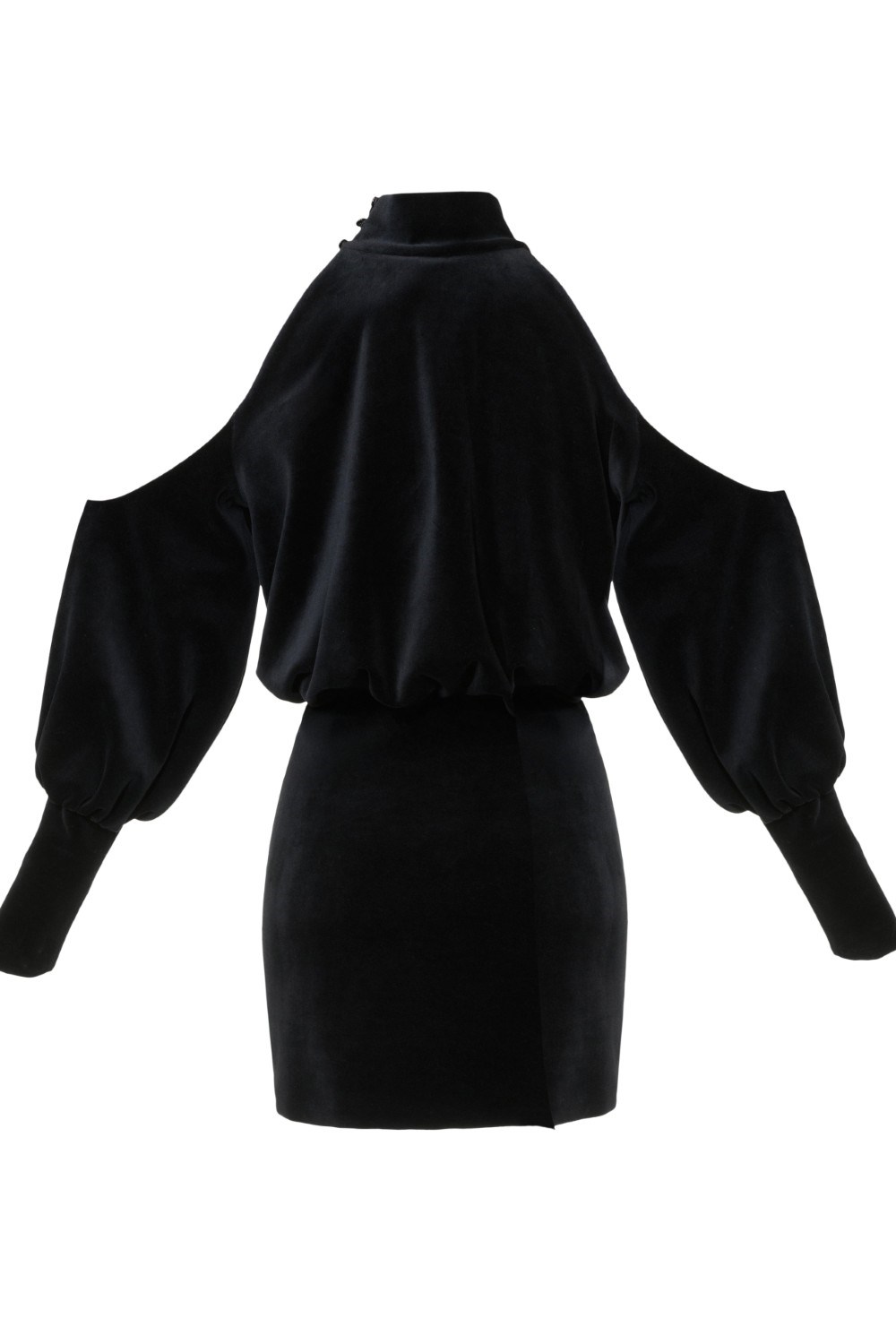 Платье бархатное "Пиковая дама" - фото 129322