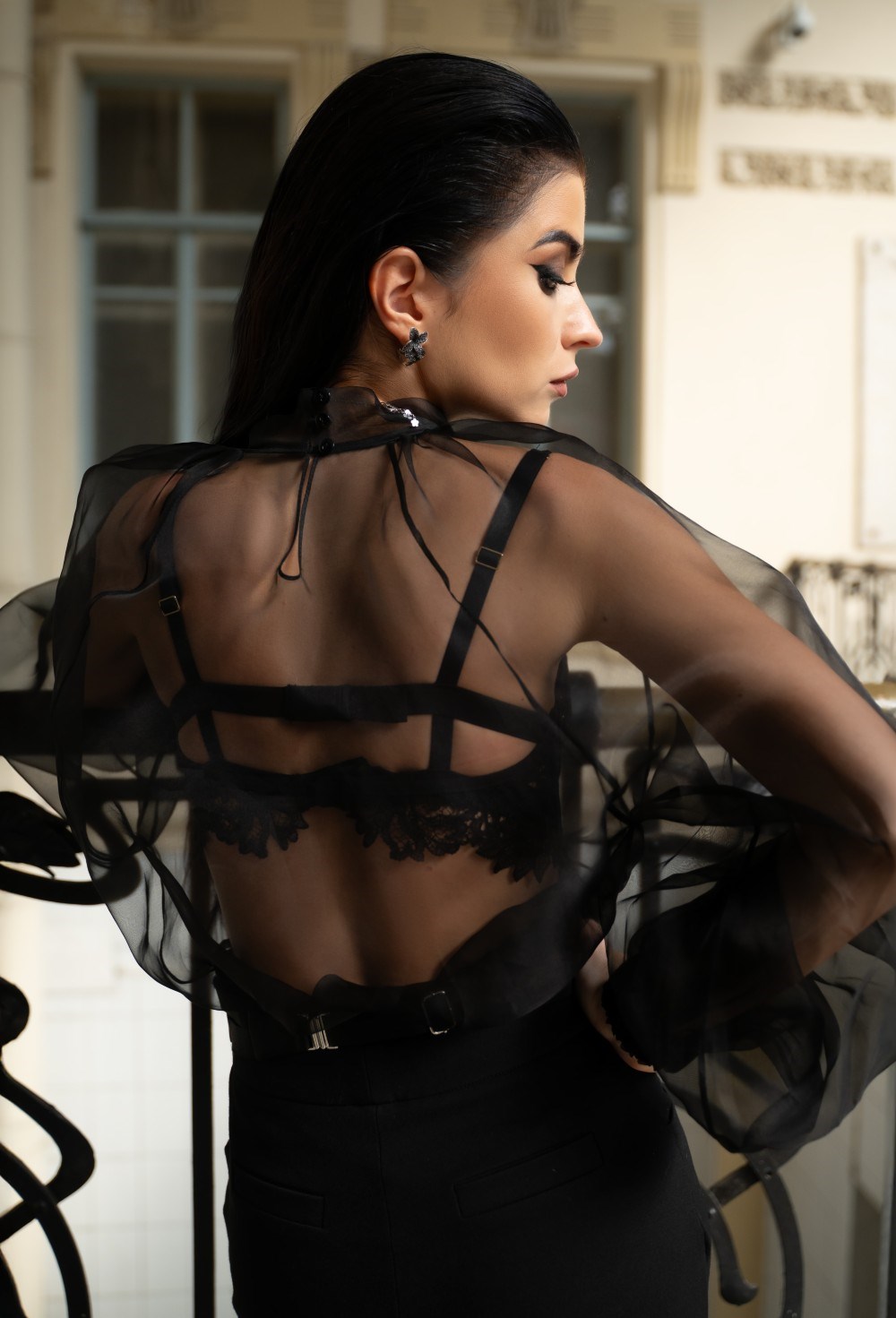 Блуза из органзы - фото 129400