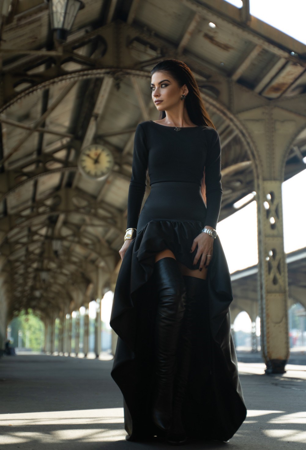 Боди с длинным рукавом - фото 129409