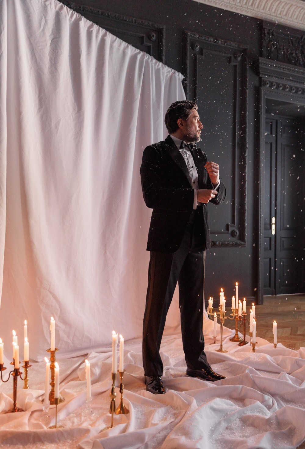 Брюки с лампасами - фото 129439