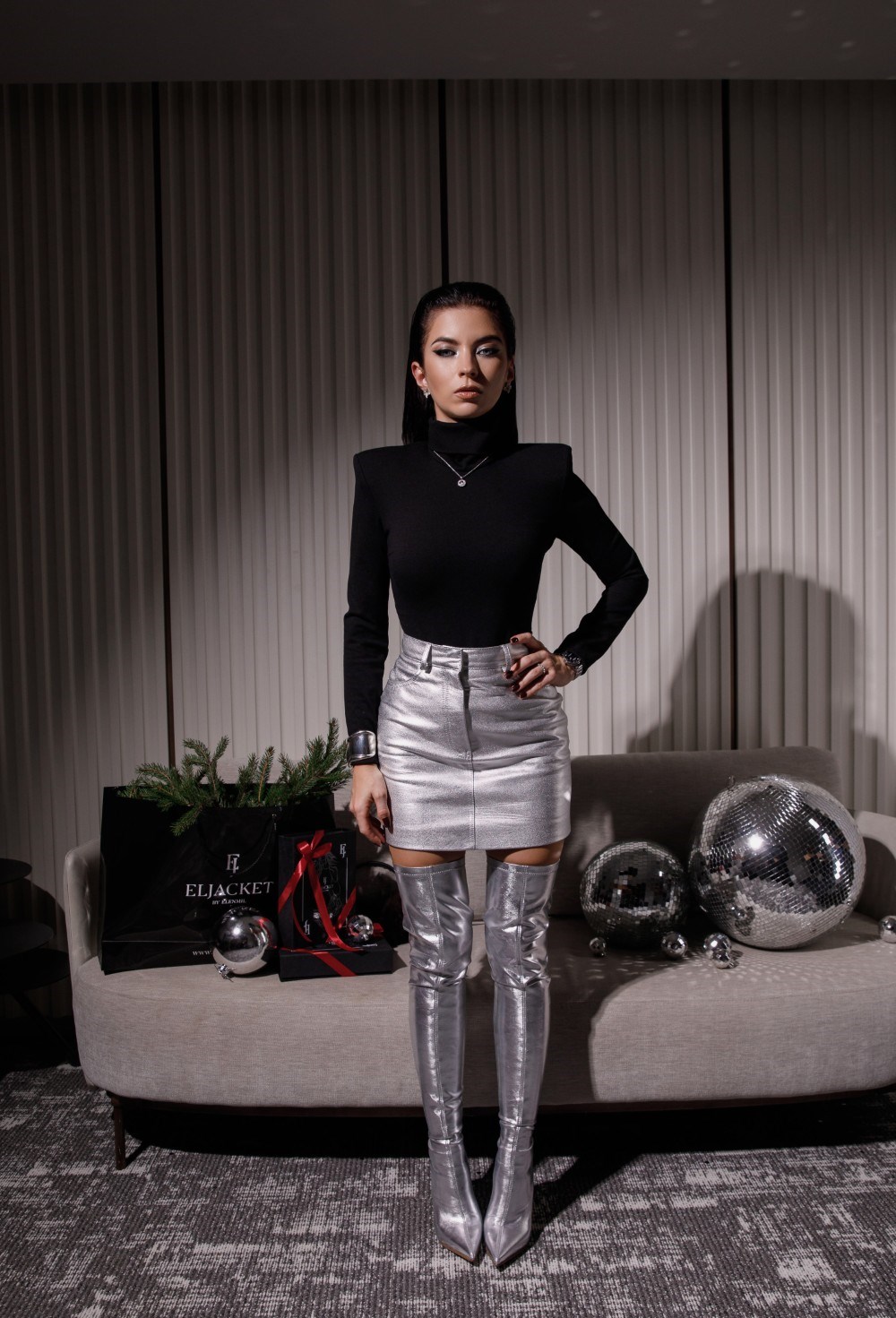 Юбка кожаная - фото 129540