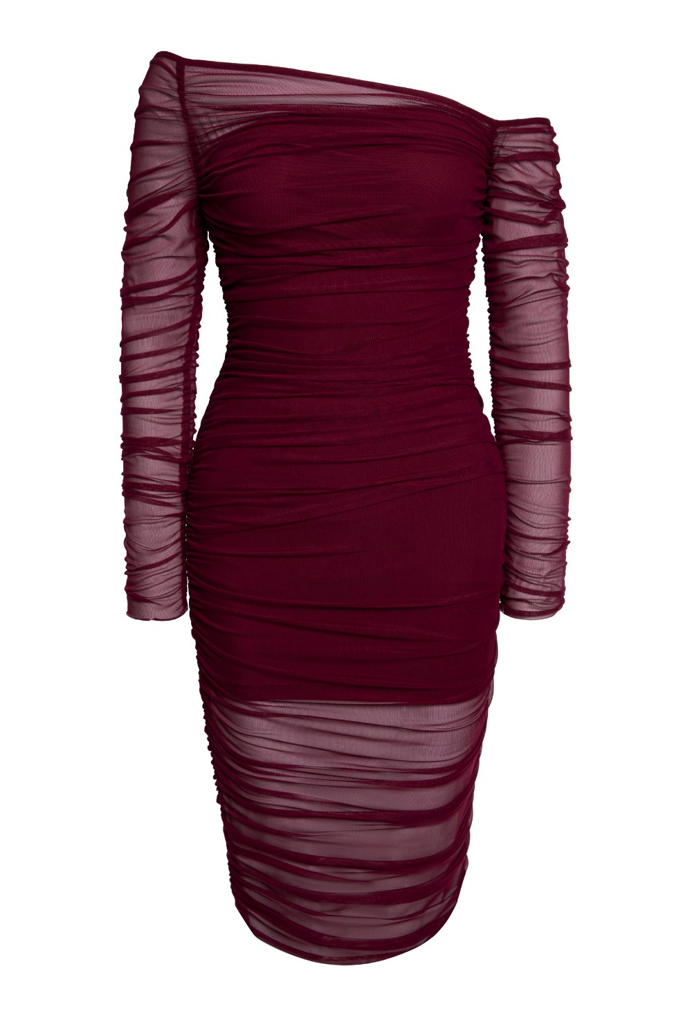 Платье Vivienne бордо - фото 129638