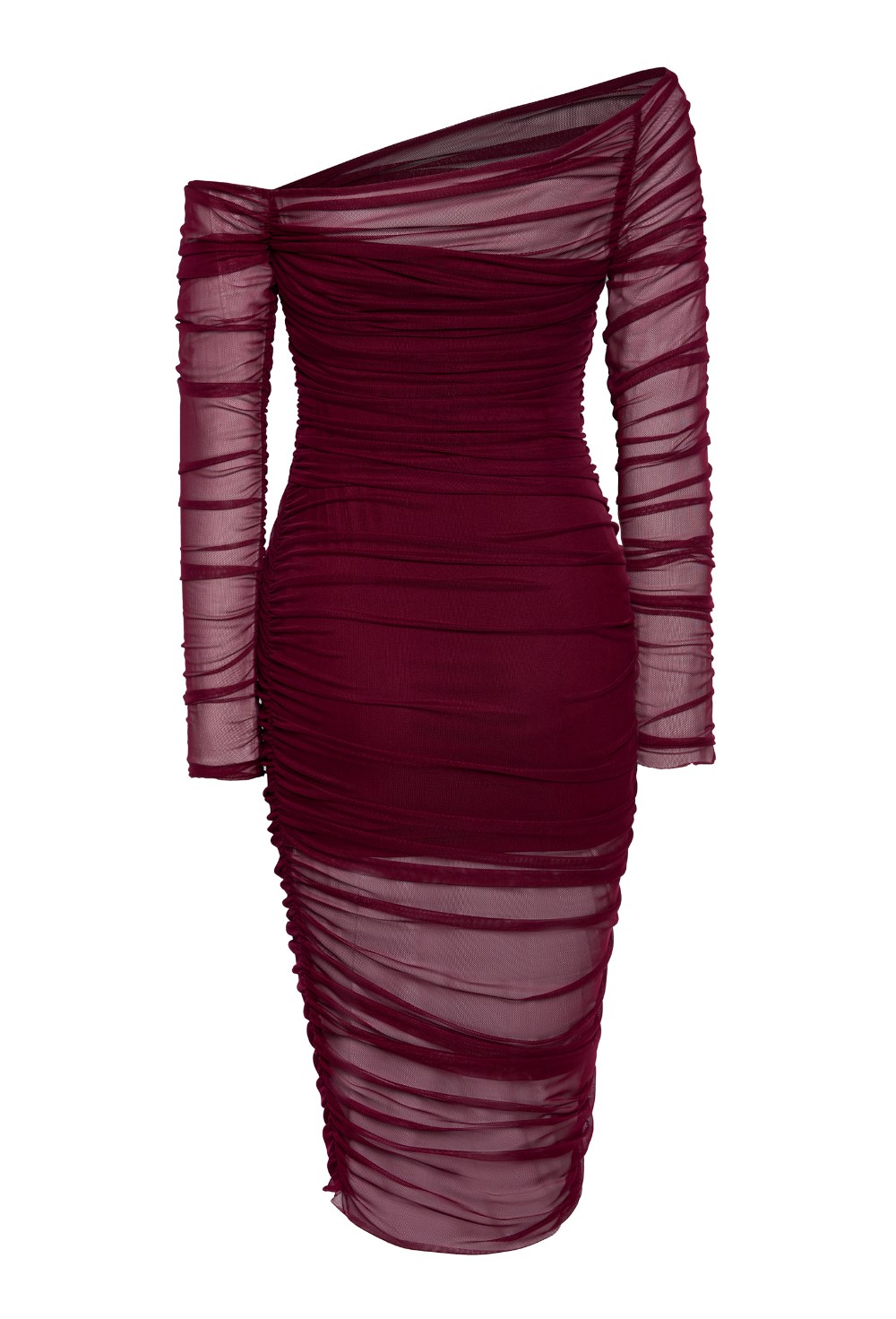 Платье Vivienne бордо - фото 129639