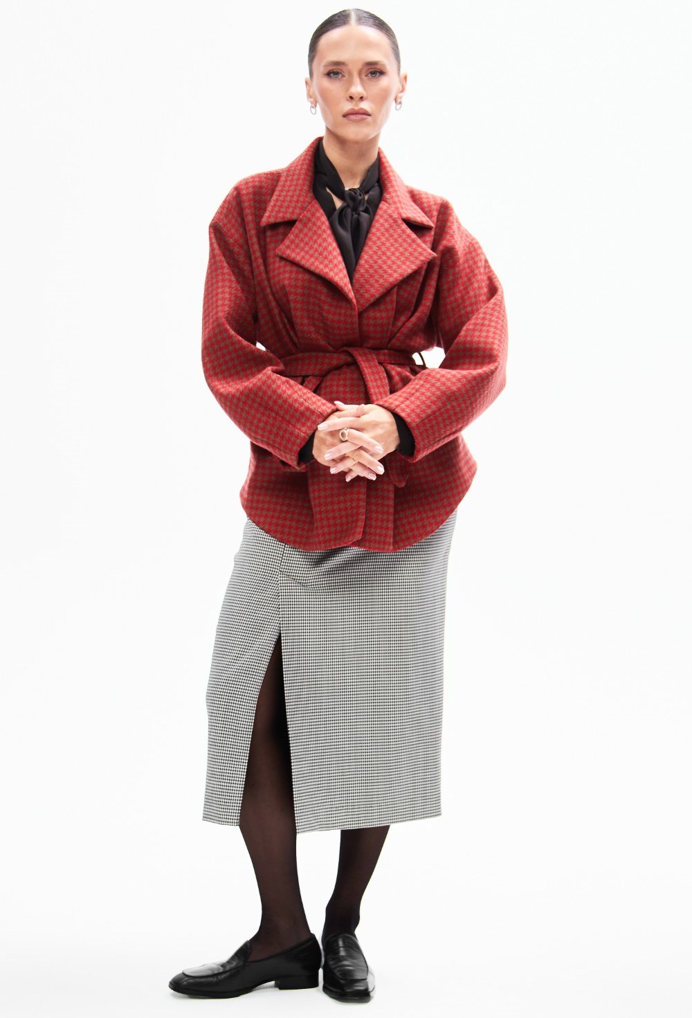 Жакет утепленный Automne à Paris (rouge) - фото 129869