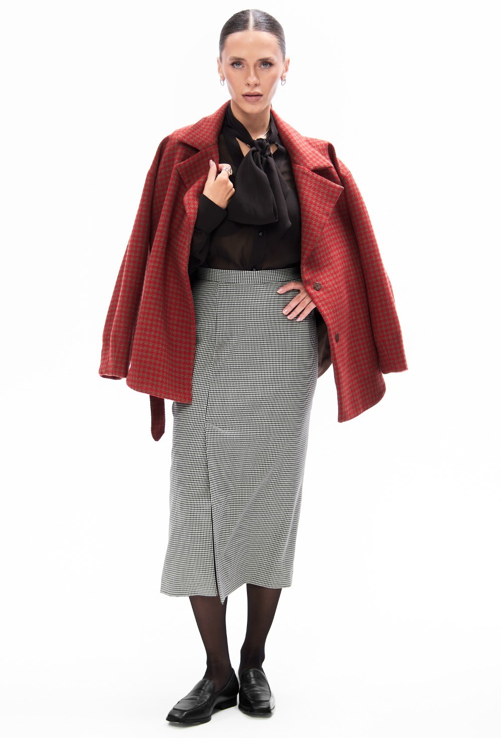 Жакет утепленный Automne à Paris (rouge) - фото 129873