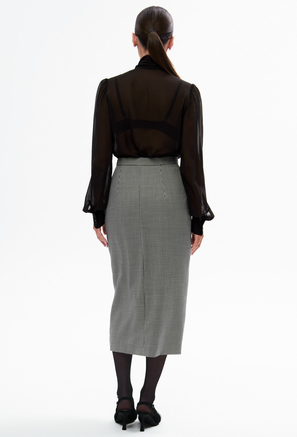 Блуза из шелка Indélébile (noir) - фото 129884