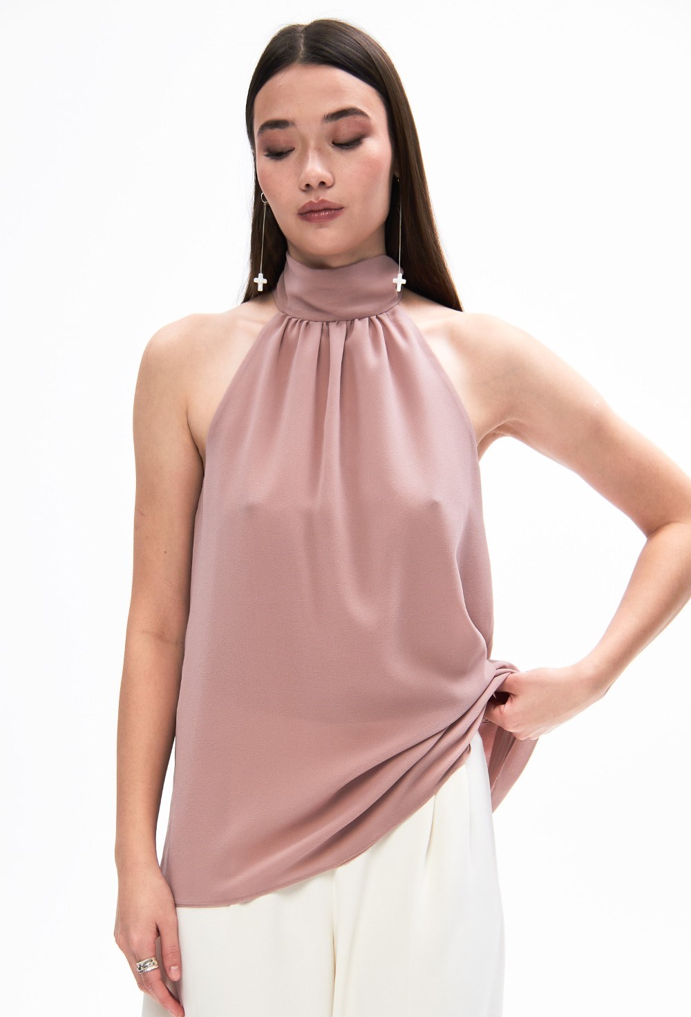 Топ из шифона Viola d’amour - фото 129899