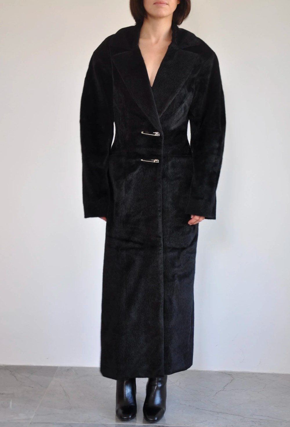 Пальто силуэтное - фото 129906