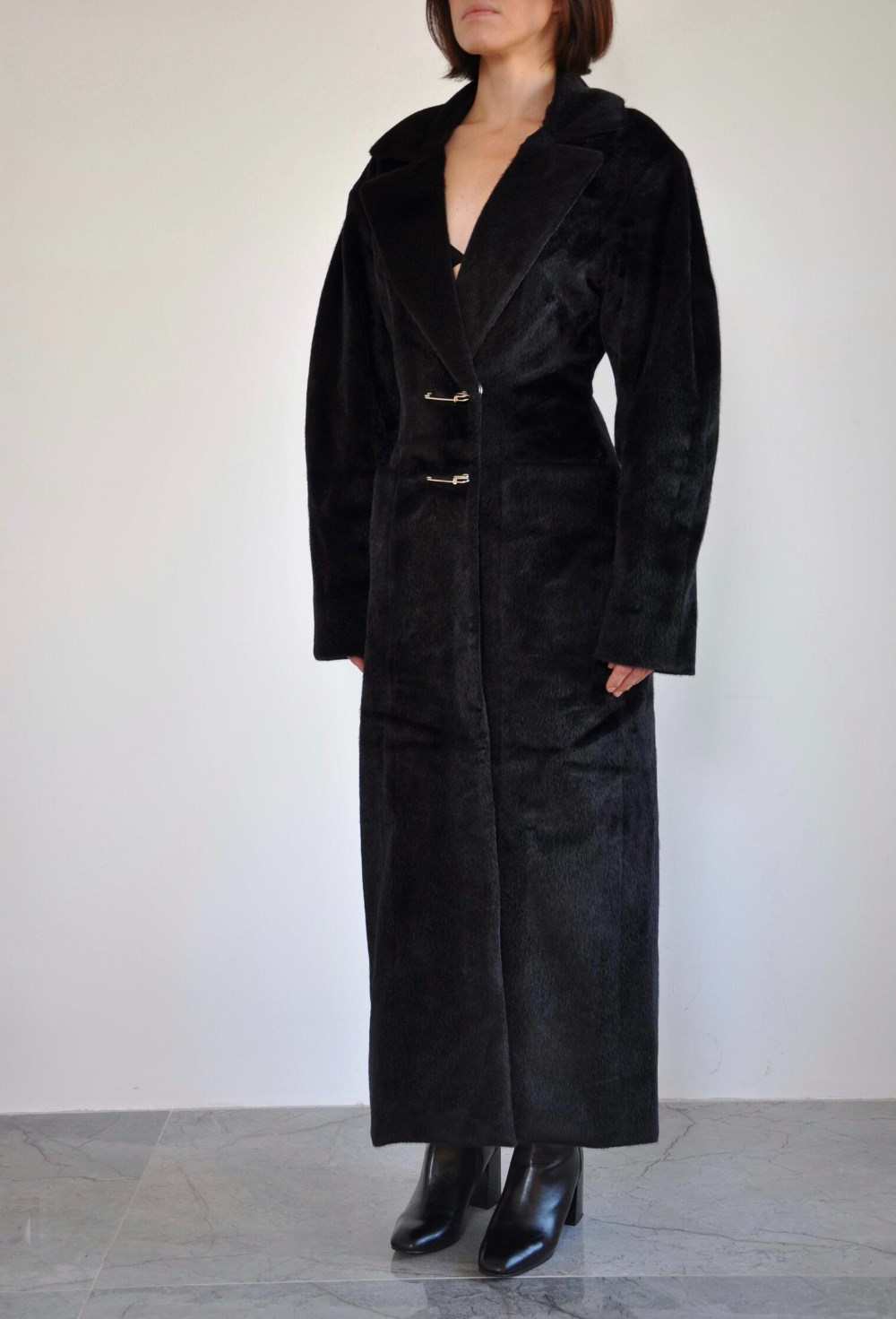 Пальто силуэтное - фото 129907