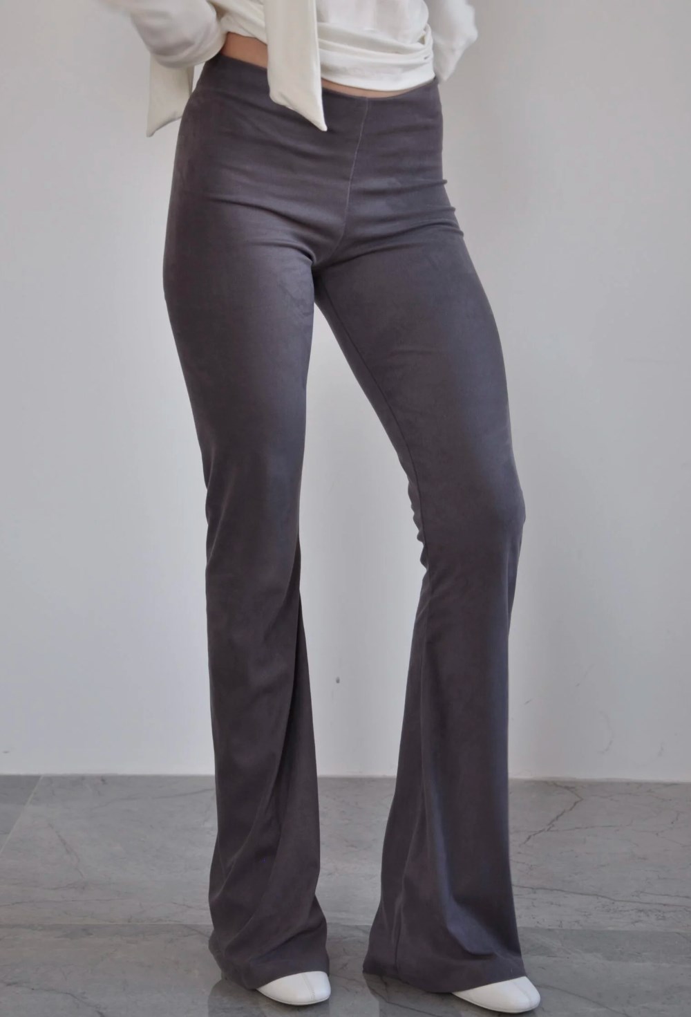 Штаны из экозамши - фото 129933