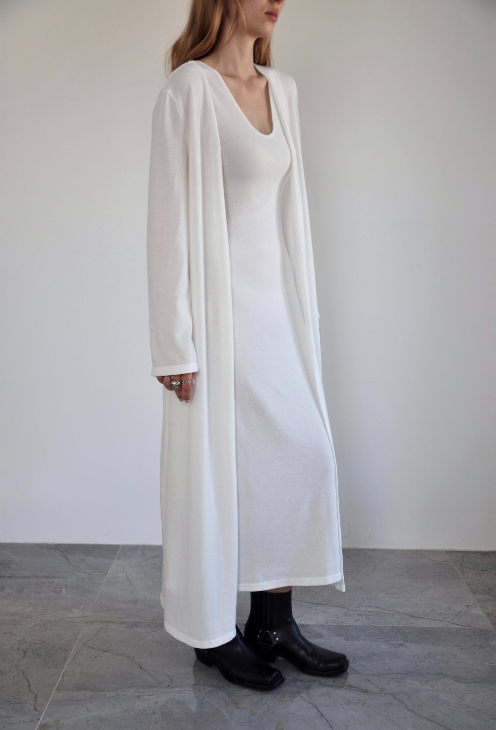 Кардиган из вязаного трикотажа - фото 129946