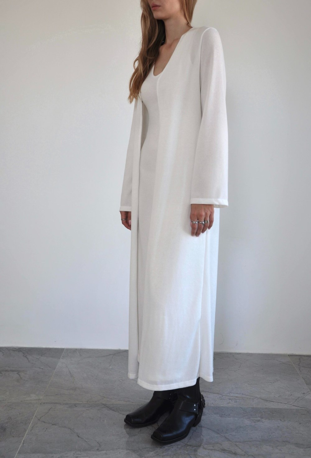 Кардиган из вязаного трикотажа - фото 129949