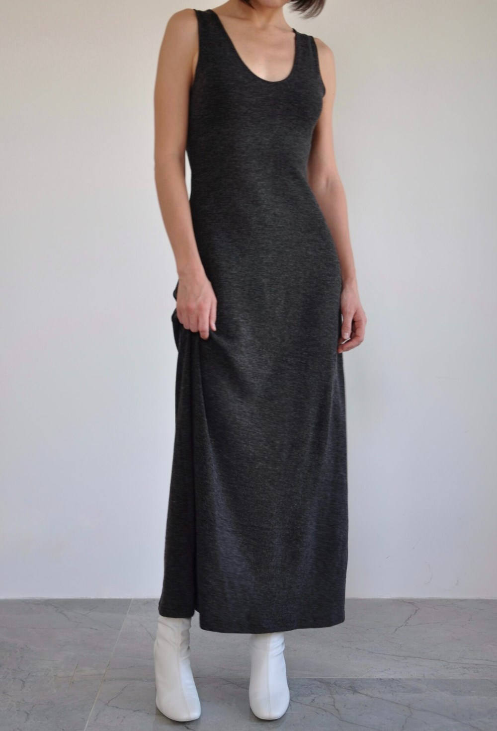 Платье из вязаного трикотажа - фото 129955