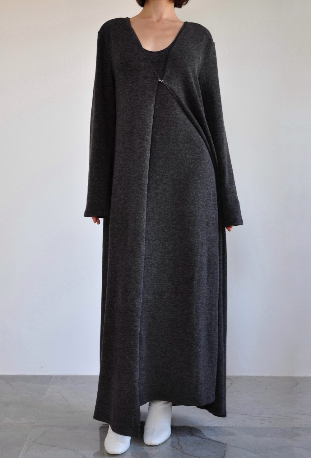 Кардиган из вязаного трикотажа - фото 129960