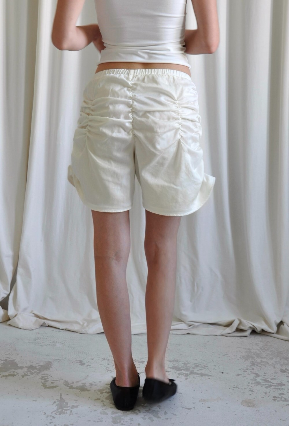 Шорты со сборками - фото 129982