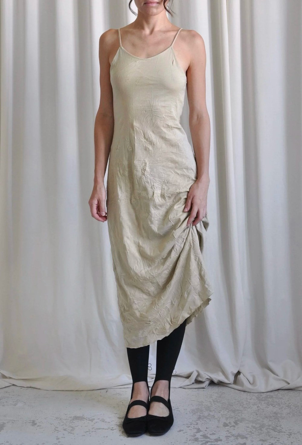 Платье миди на бретелях - фото 129985