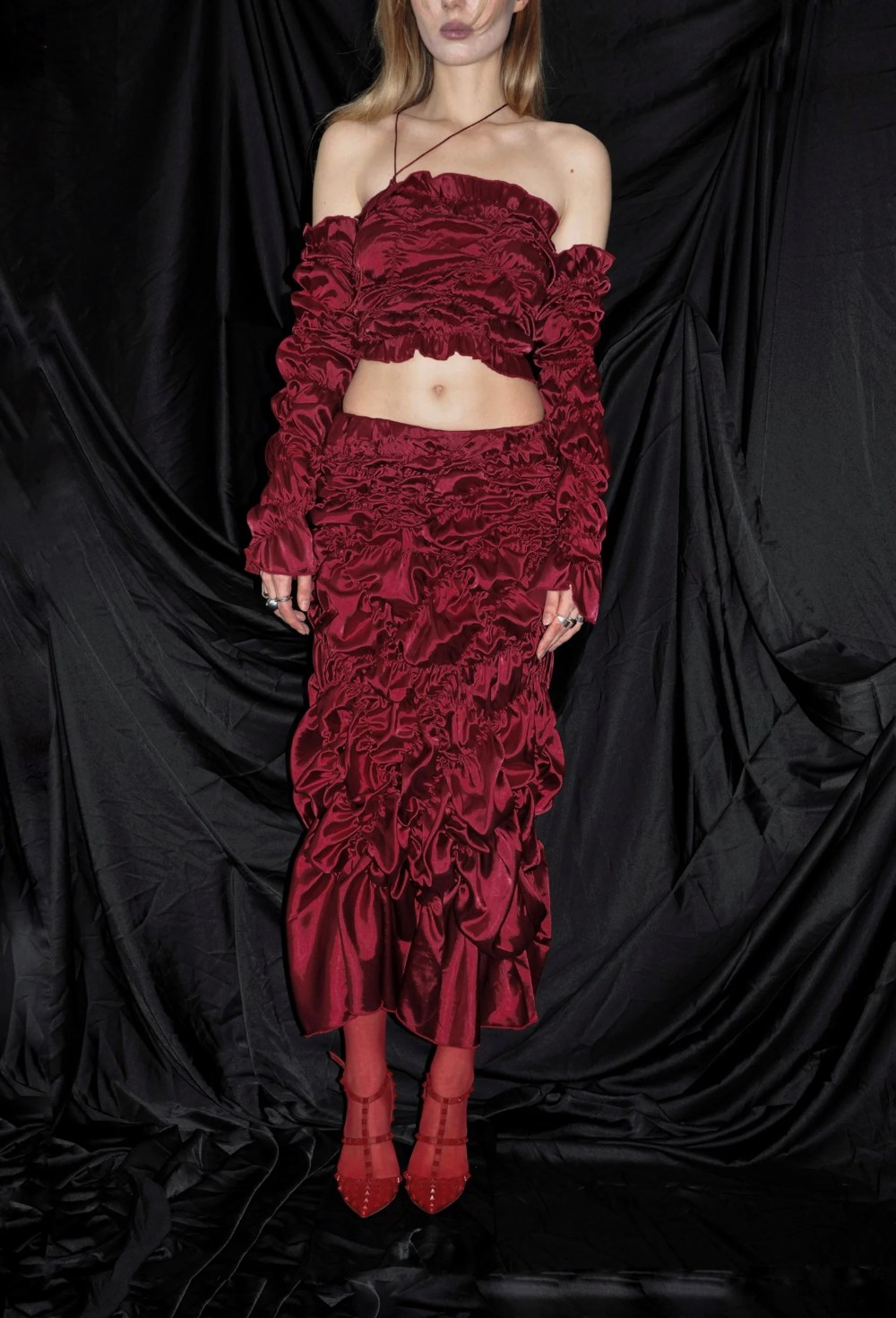 Юбка-рюш - фото 130053