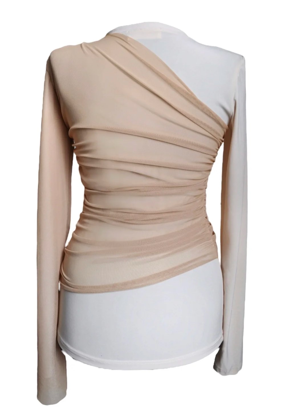 Лонгслив со сборками - фото 130133