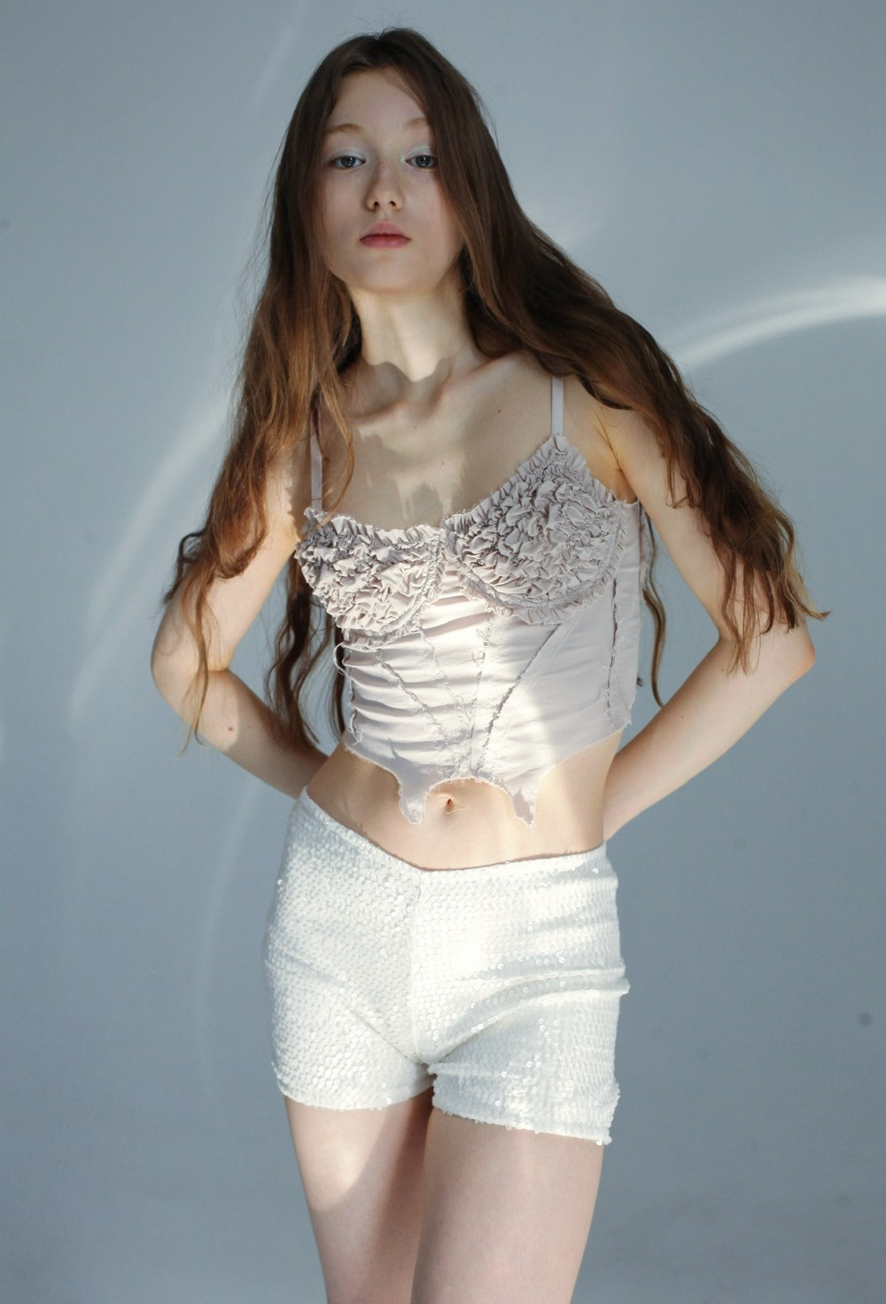 Шорты из пайеток - фото 130159