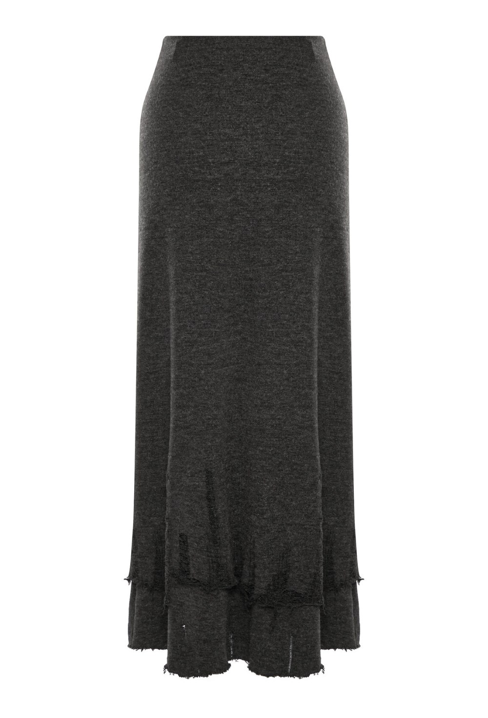 Юбка макси с рваным краем - фото 130160