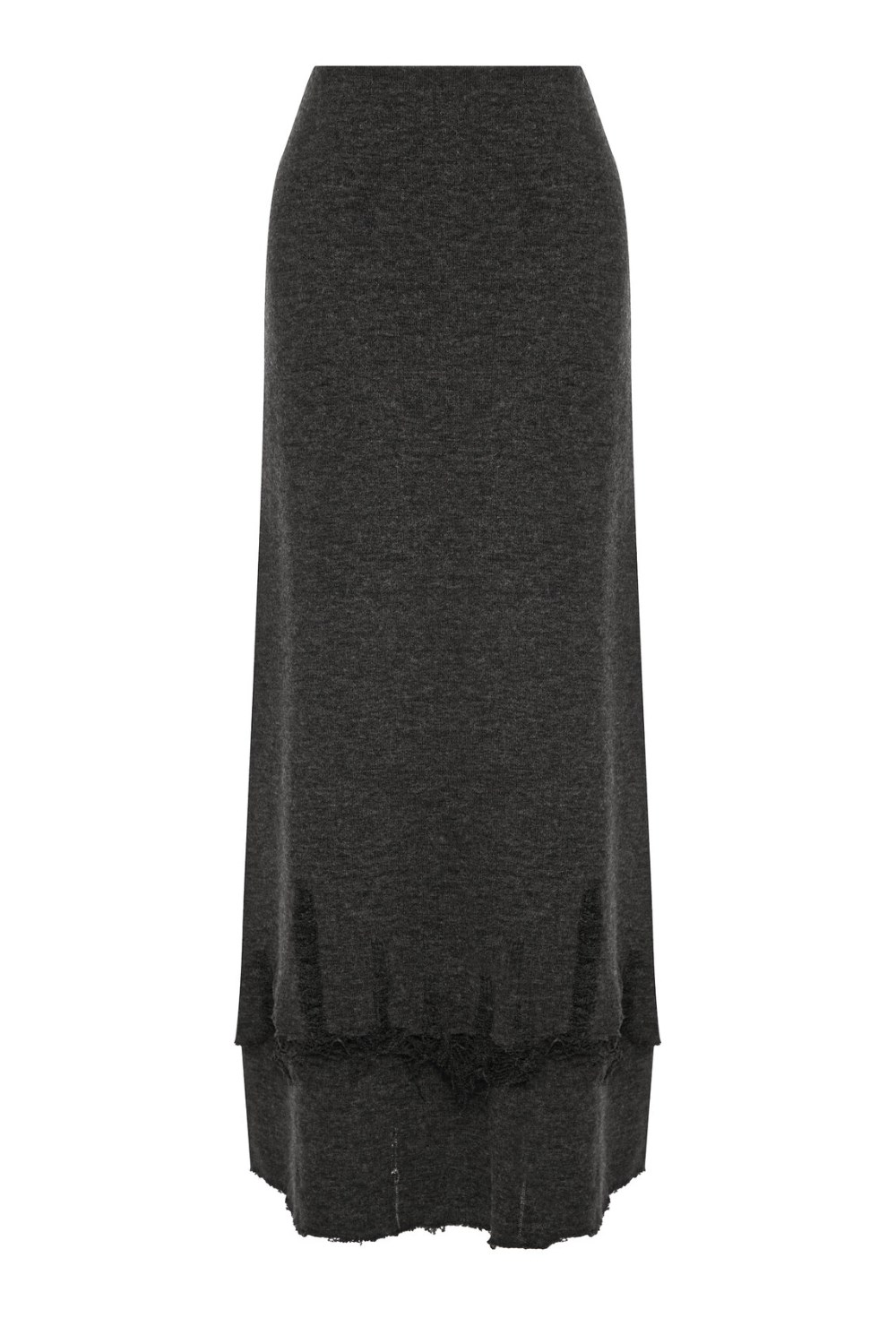 Юбка макси с рваным краем - фото 130161