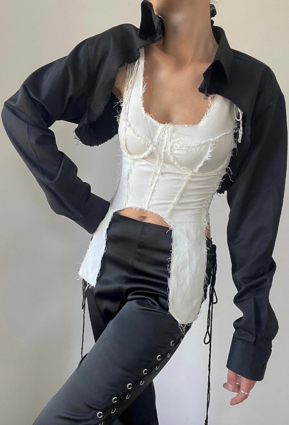 Топ-корсет с чашечками - фото 130205