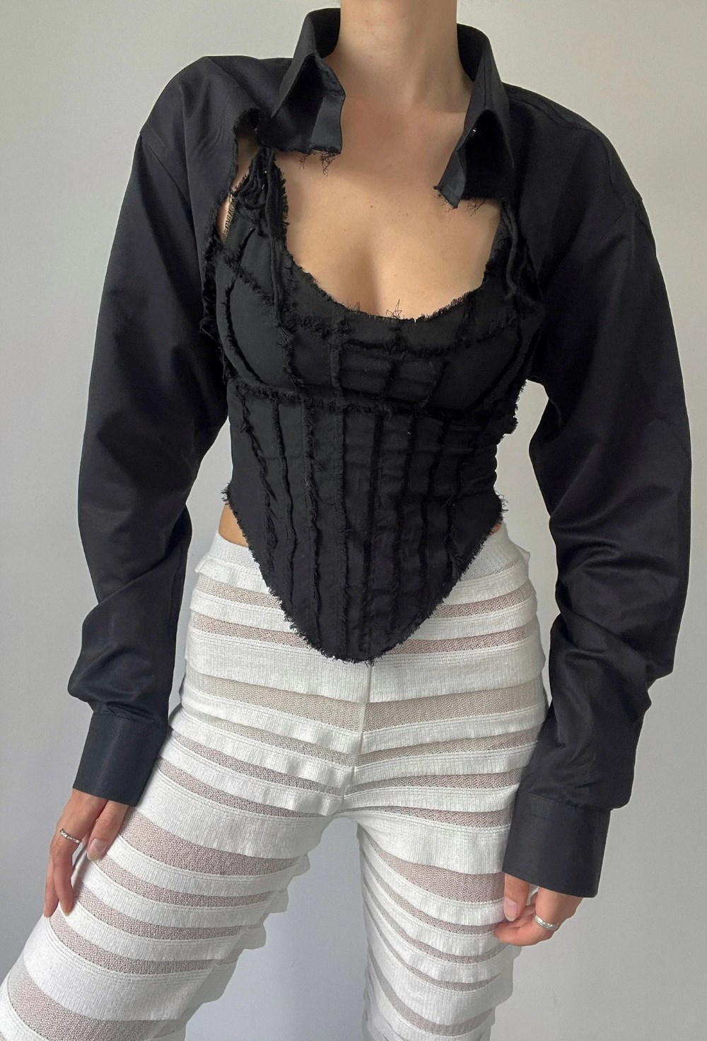 Рубашка-болеро - фото 130220