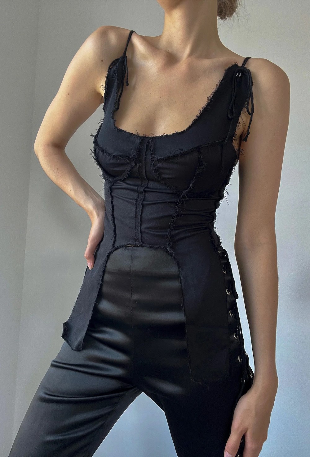 Топ-корсет с чашечками - фото 130229