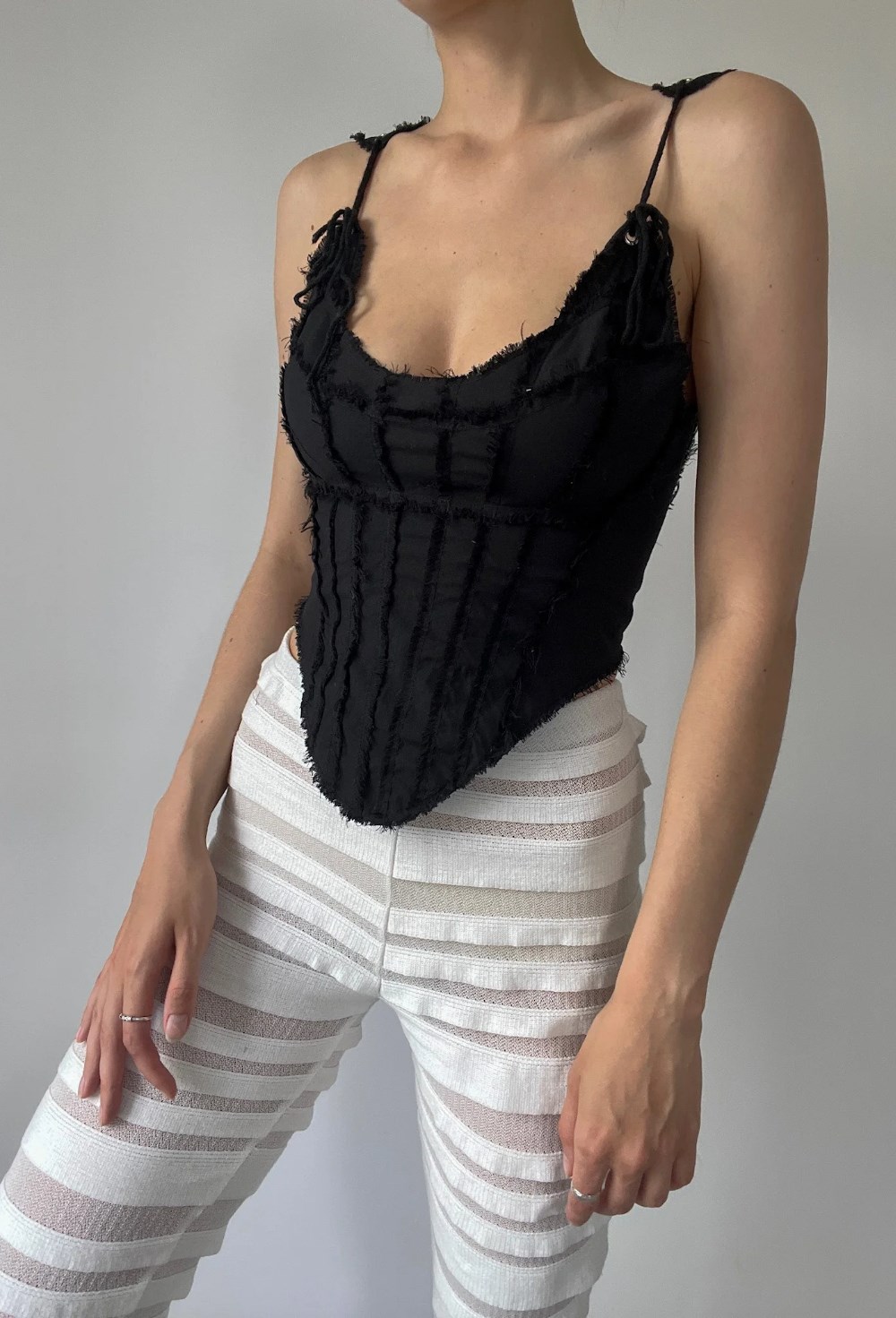 Топ-корсет в викторианском стиле - фото 130234