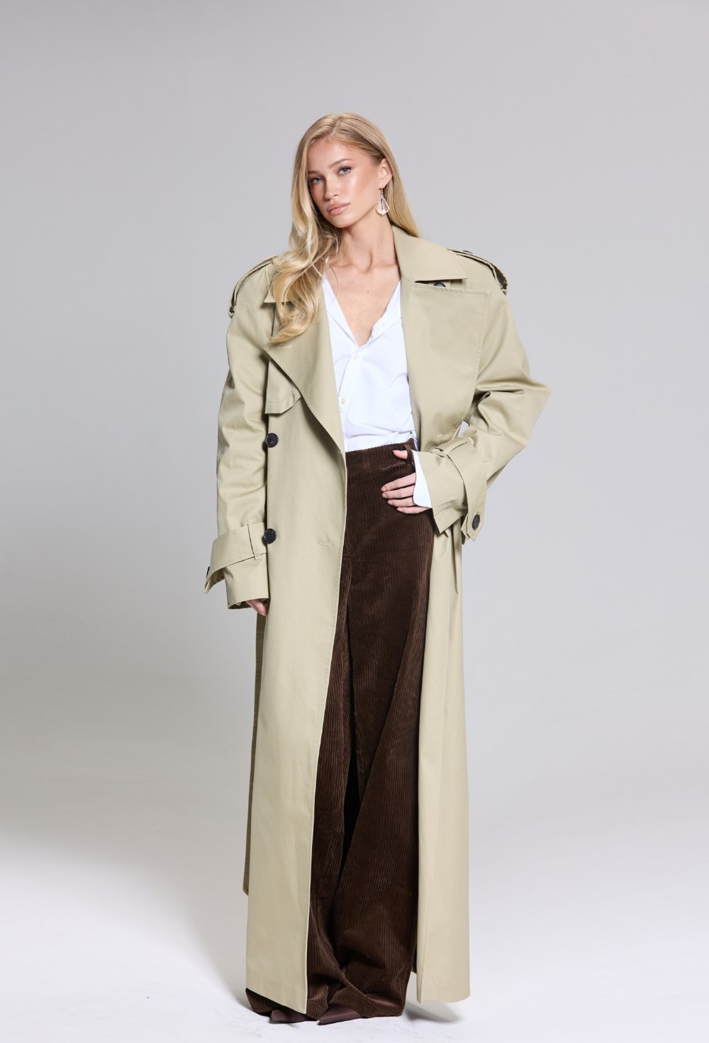 Тренч PLACID BEIGE - фото 130251