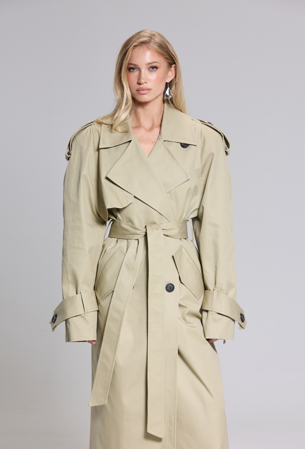 Тренч PLACID BEIGE - фото 130253