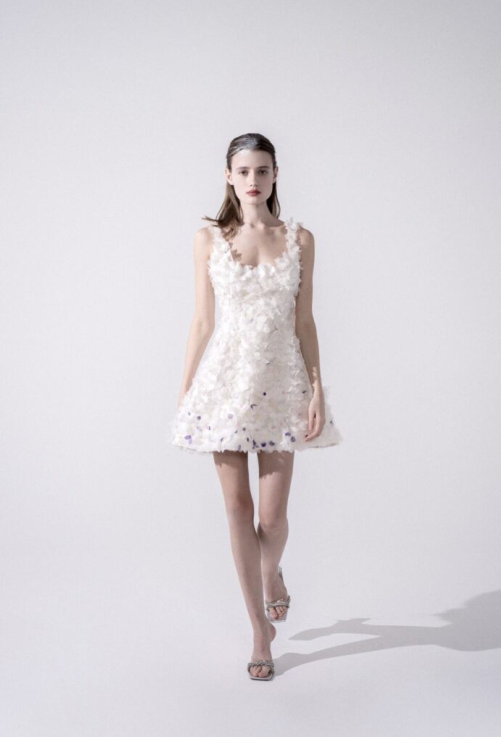 Платье с фиалками - фото 130278