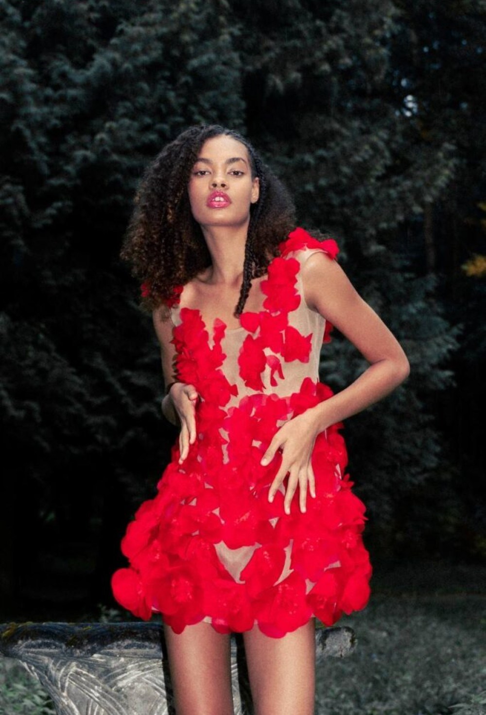 Платье с маками - фото 130282