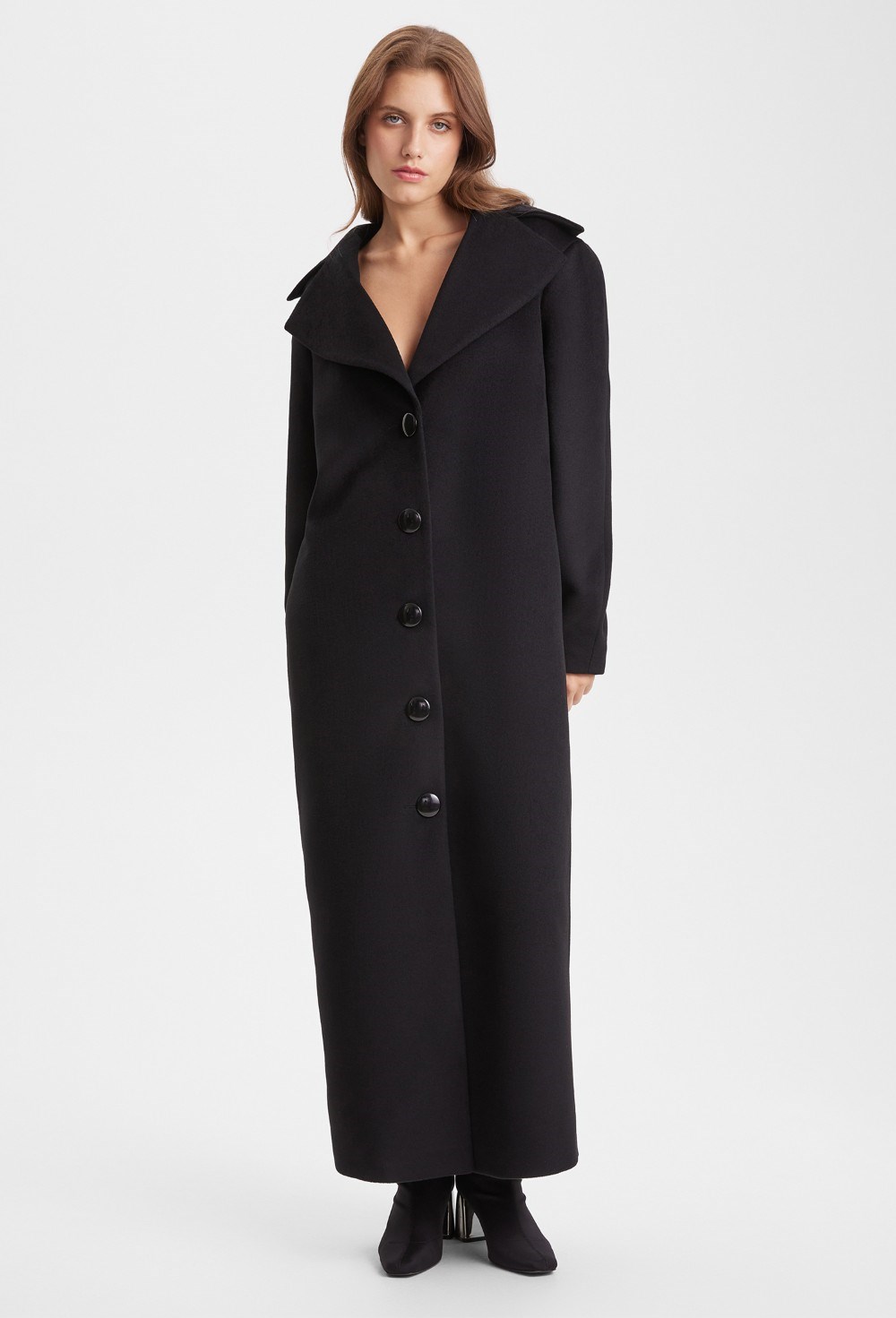 Пальто-кокон - фото 130368