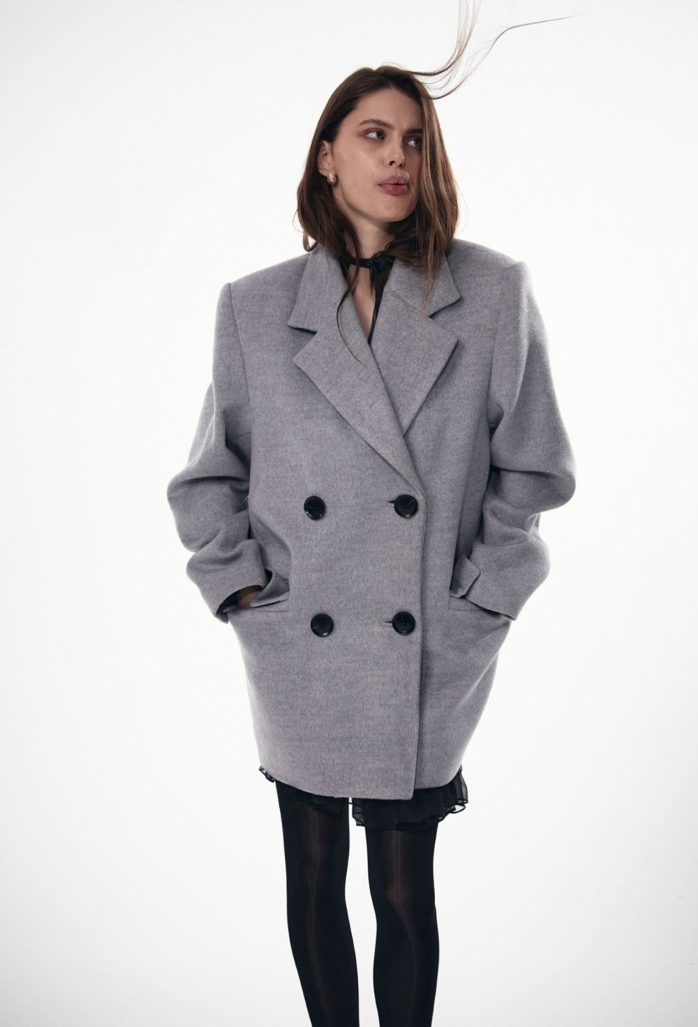 укороченное пальто RUSSE - фото 131352